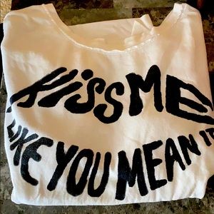 Sweatshirt open neck